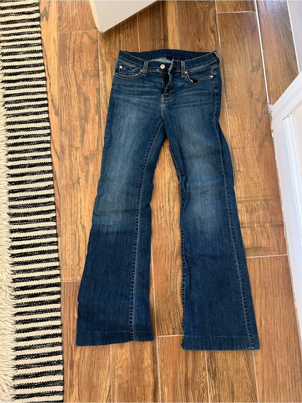 7 For All Mankind Dojo Flare Jeans - Picture 7 of 7